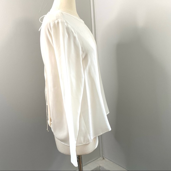 NICOLE MILLER ARTELIER Syracuse Silk Blouse SZ M NWT - Picture 7 of 11